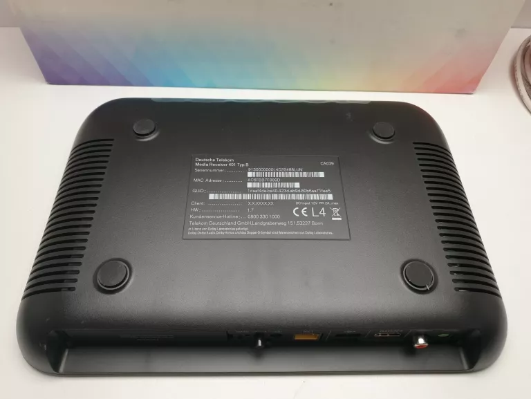 TUNER TELEKOM MEDIA RECEIVER 401 KOMPLET