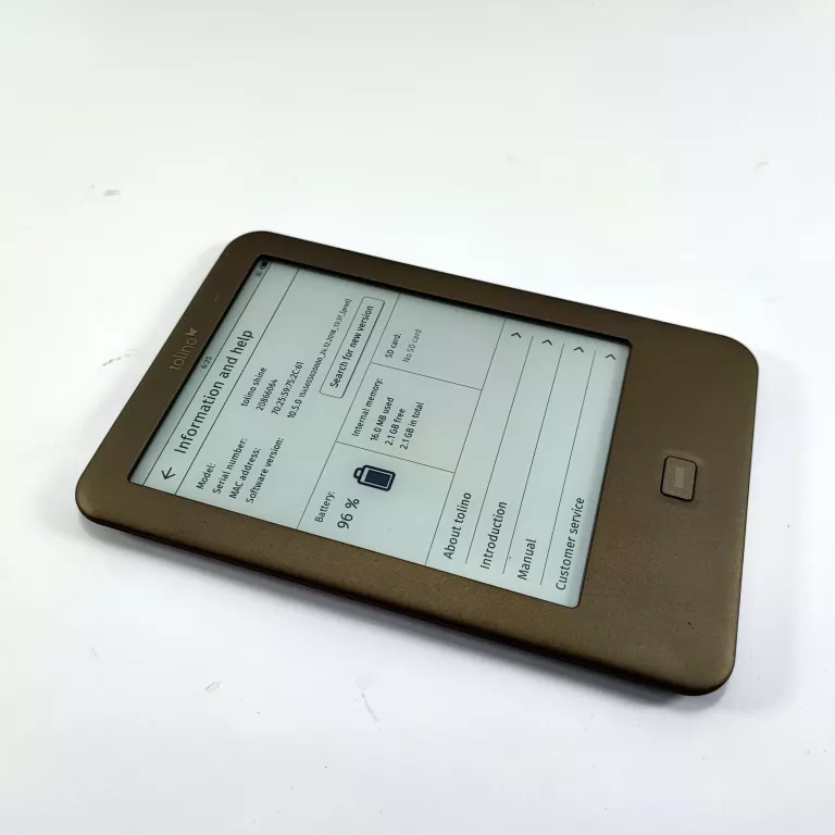 CZYTNIK TOLINO SHINE 4 GB 6 " CZARNY