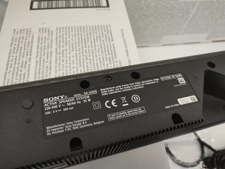 SOUNDBAR SONY S400