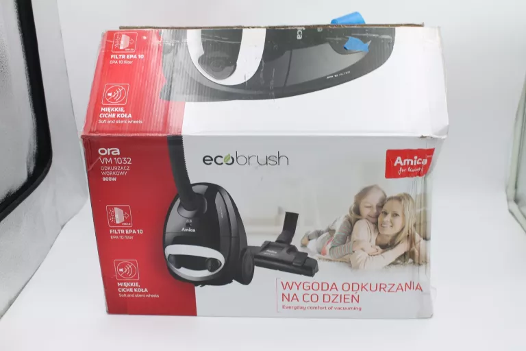 ODKURZACZ WORKOWY AMICA ORA VM1032 900W CZARNY, KOMPLET, GWARACJA