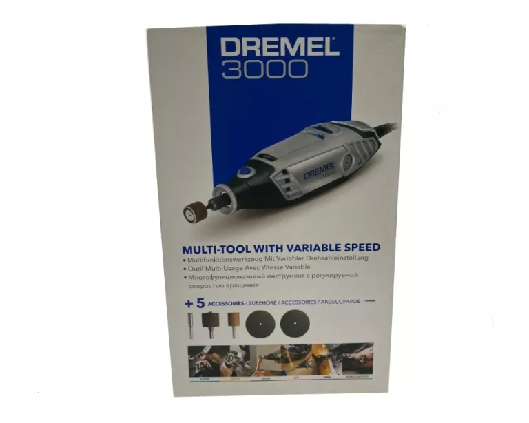 SZLIFIERKA WIELOFUNKCYJNA DREMEL 3000 + 5 AKCESORIÓW
