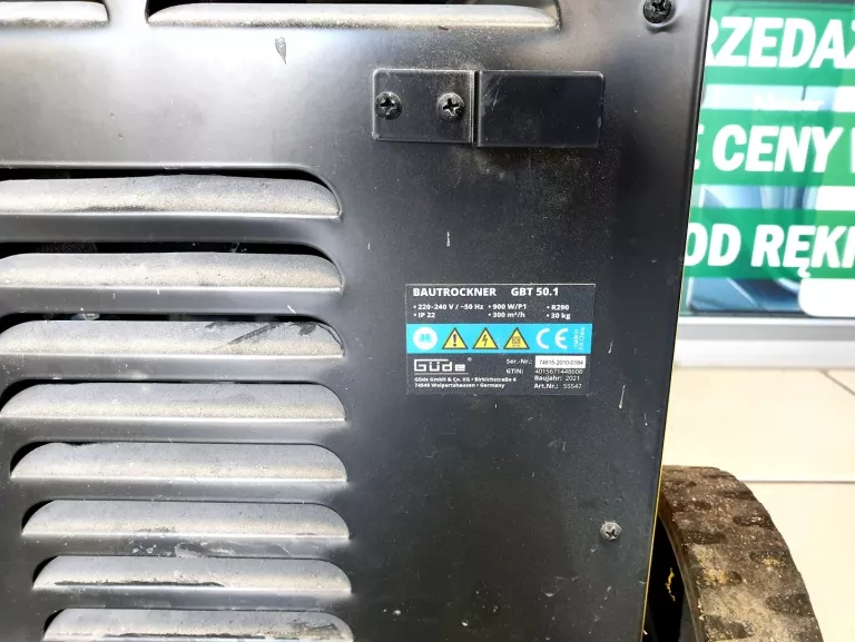 OSUSZACZ POWIETRZA GÜDE GBT 50.1 900 W