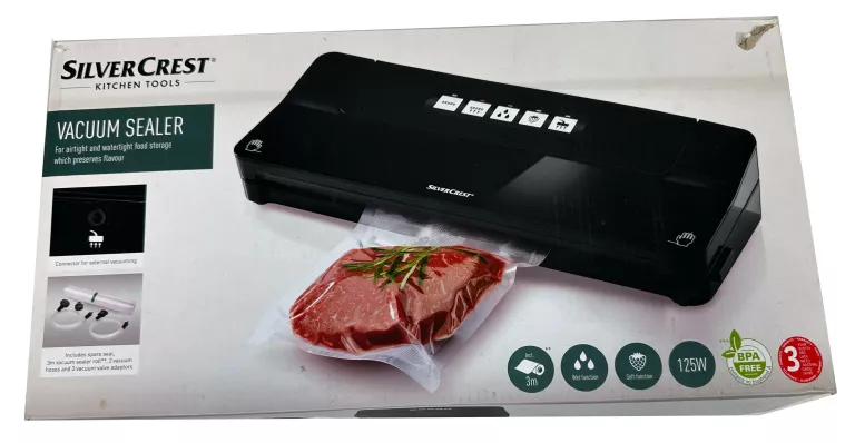 SILVERCREST KITCHEN TOOLS ZGRZEWARKA PRÓŻNIOWA SV 125 C6 KAT