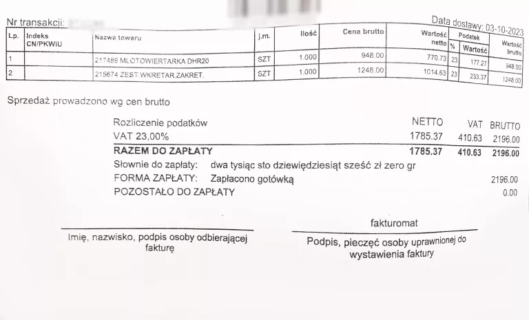 MAKITA DLX2142S ZESTAW WKRĘTARKA PAX ŁAD 2X AKU DOK. ZAKUPU XERO