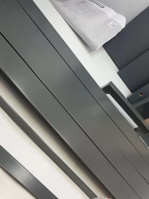 REGAŁ KUCHENNY WĄSKI TRZYPOZIOMOWY GRAFITOWY
