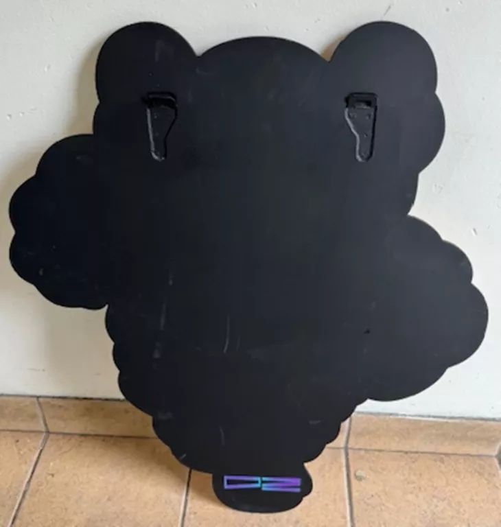 OBRAZ KAWS ŹÓŁTY