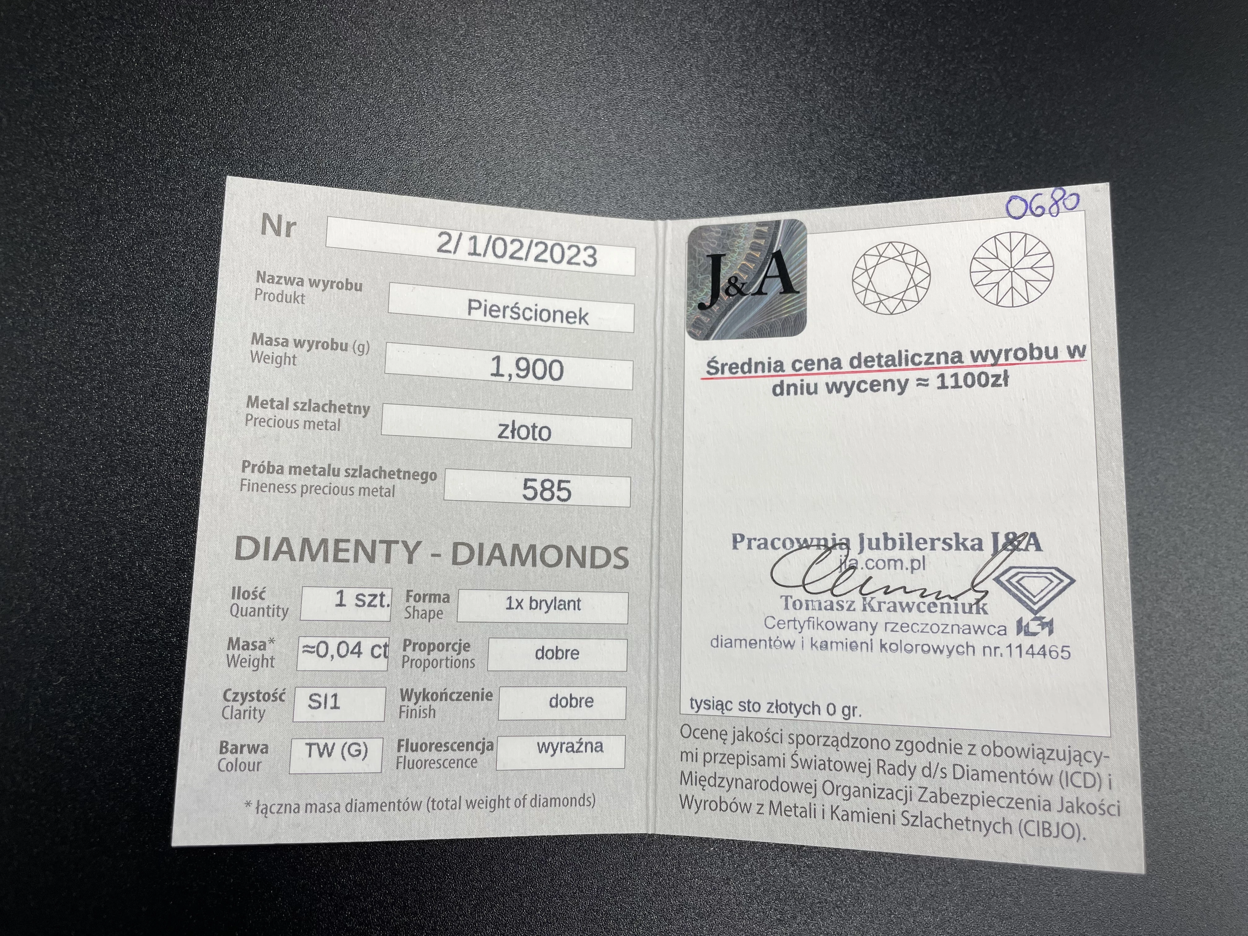 pierscionek-zloto-14-z-brylantem-rodzaj-klasyczne