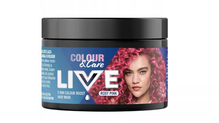 SCHWARZKOPF LIVE COLOUR CARE MASKA KOLORYZUJĄCA DO WŁOSÓW ROSY PINK 150 ML