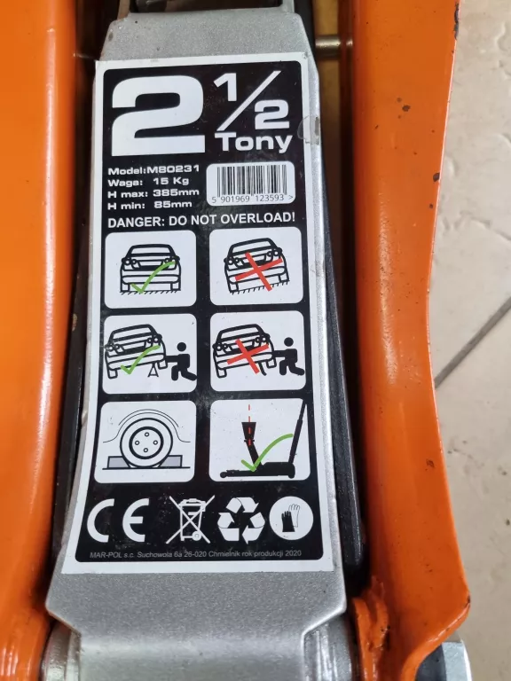 PODNOŚNIK NISKOPROFILOWY BJC M80231 WALIZKA
