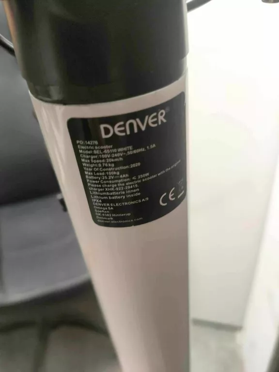 GENIALNA HULAJNOGA ELEKTRYCZNA DENVER SEL-65110 ŁADOWARKA SUPER STAN