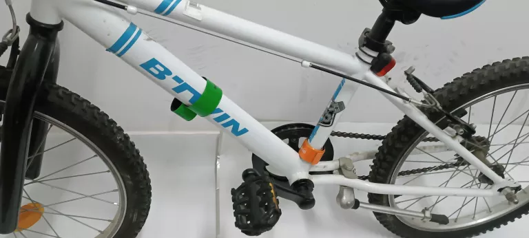 ROWER DECATHLON B'TWIN 20" RACINGBOY 300 BIAŁY