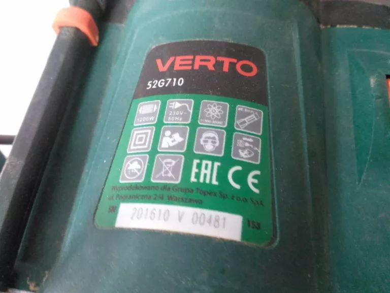 FREZARKA GÓRNOWRZECIONOWA VERTO 52G710