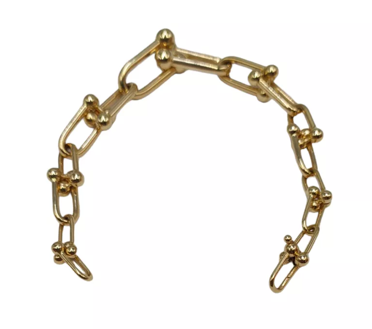 ZŁOTA BRANSOLETA SPLOT TIFFANY CHAIN P- 585/W-10,75G
