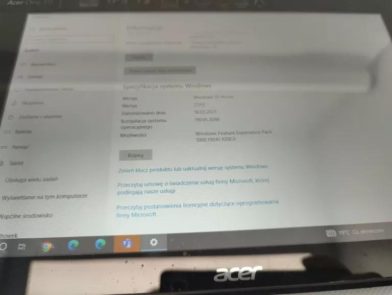 TABLET 2W1 ACER ONE 10 S1003