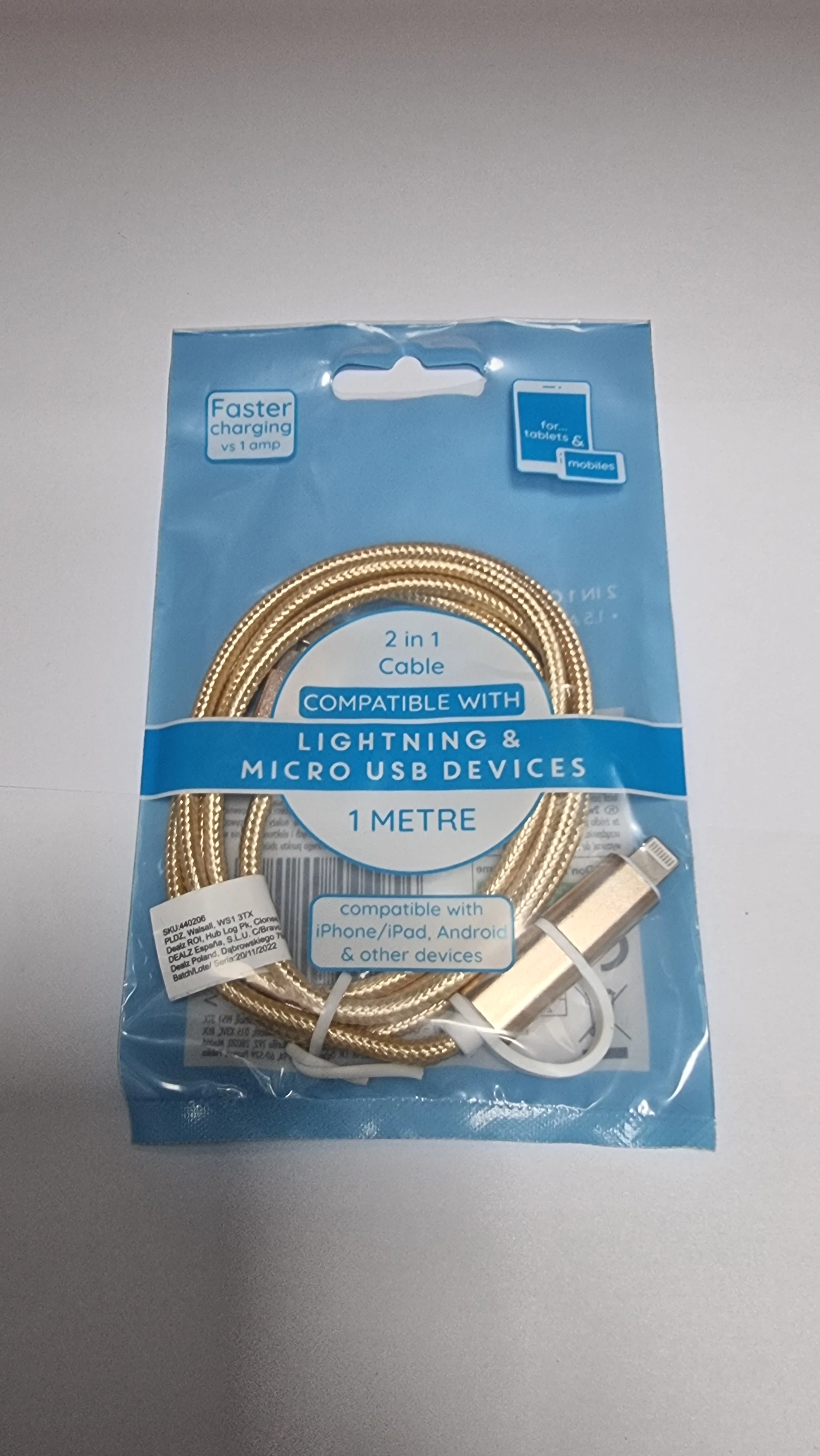 kabel-usb-2-w-1-micro-lighting-1m-stan-uzywany