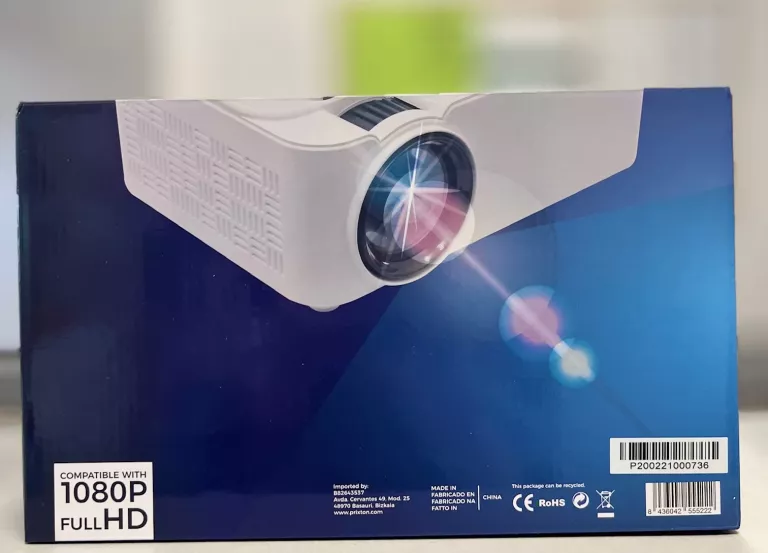 PROJEKTOR LED PRIXTON P20 BIAŁY