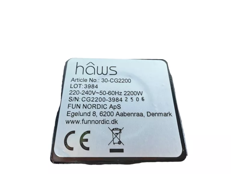 GRILL PANINI HAWS 2200W