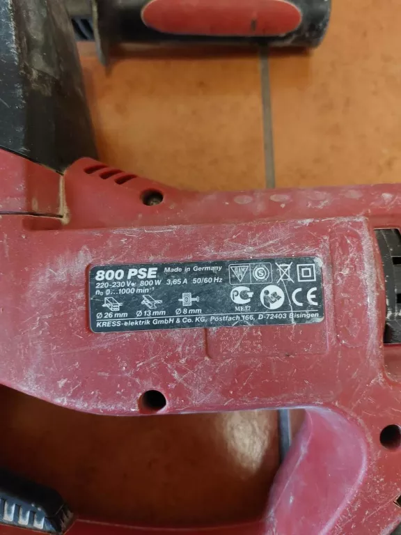 MŁOTOWIERTARKA KRESS 800 PSE