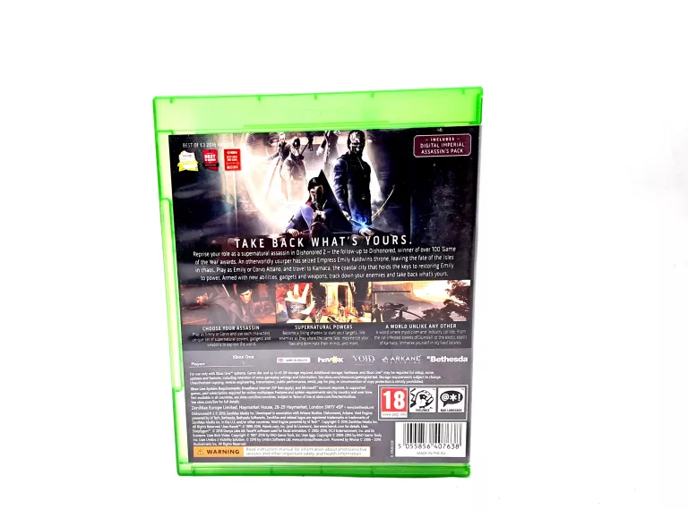 DISHONORED 2 XBOX ONE XBOX SERIES X