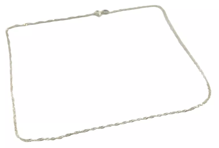 ŚLICZNY SREBRNY ŁAŃCUSZEK 9925 1,55 G / 45 CM