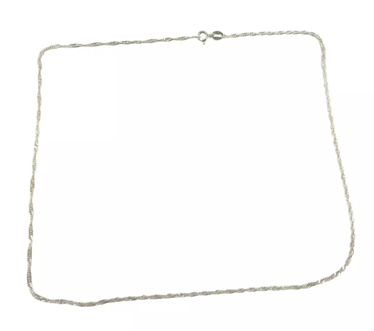 ŚLICZNY SREBRNY ŁAŃCUSZEK 9925 1,55 G / 45 CM