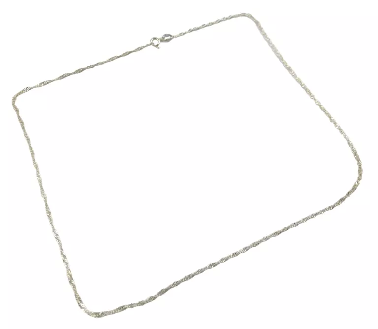 ŚLICZNY SREBRNY ŁAŃCUSZEK 9925 1,55 G / 45 CM