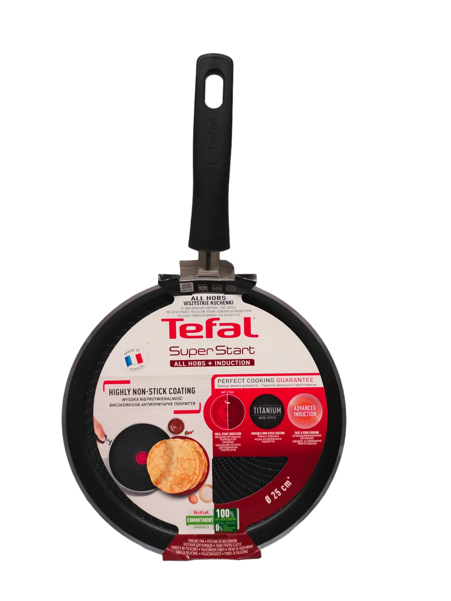 TEFAL PATELNIA DO NALEŚNIKÓW SUPER START 25 CM Patelnie Loombard pl