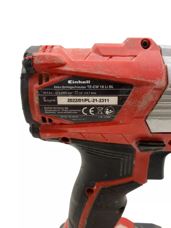 KLUCZ UDAROWY EINHELL TE-CW 18 LI BL SOLO 4510040
