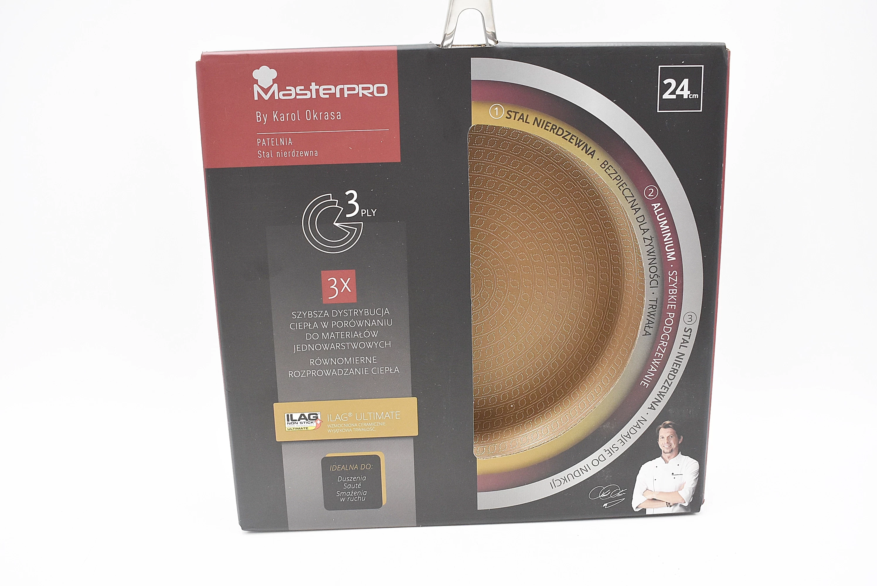 masterpro-by-karol-okrasa-patelnia-ze-stali-nierdzewnej-24-cm-stan-powystawowy