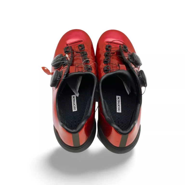 BUTY NA ROWER VAN RYSEL ROADR 900 R.40 CZERWONE WPINANE W PEDAŁY Z METKĄ