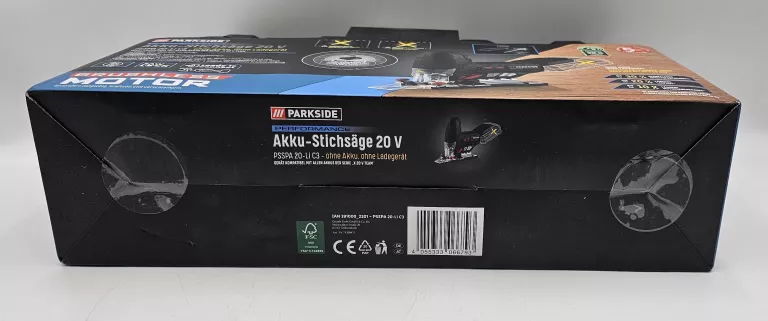 WYRZYNARKA AKUMULATOROWA PARKSIDE PERFORMANCE PSSPA 20-LI C3 KOMPLET