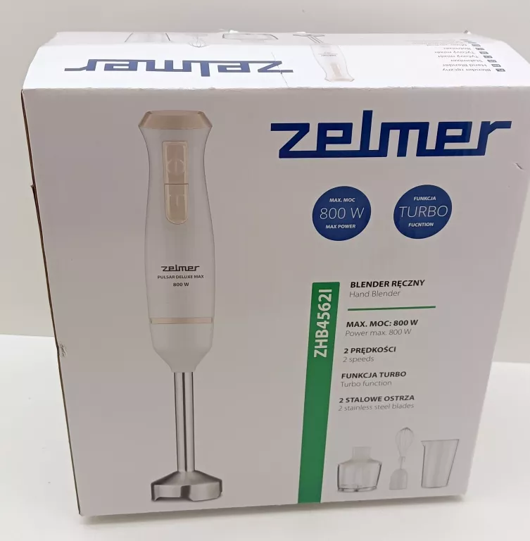 BLENDER RĘCZNY ZELMER ZHB4561I PUDEŁKO