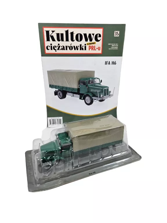 IFA H6 KULTOWE CIĘŻARÓWKI PRL 1:43 + GAZETKA DEAGOSTINI MODEL NUMER 35
