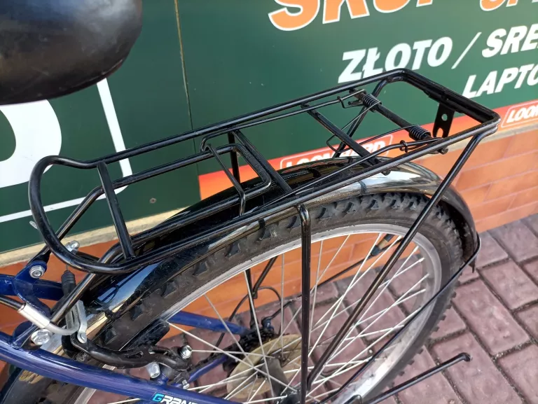 ROWER FREEROAD GRAND VALLEY 26" BIAŁO NIEBIESKI Z BAGAŻNIKIEM