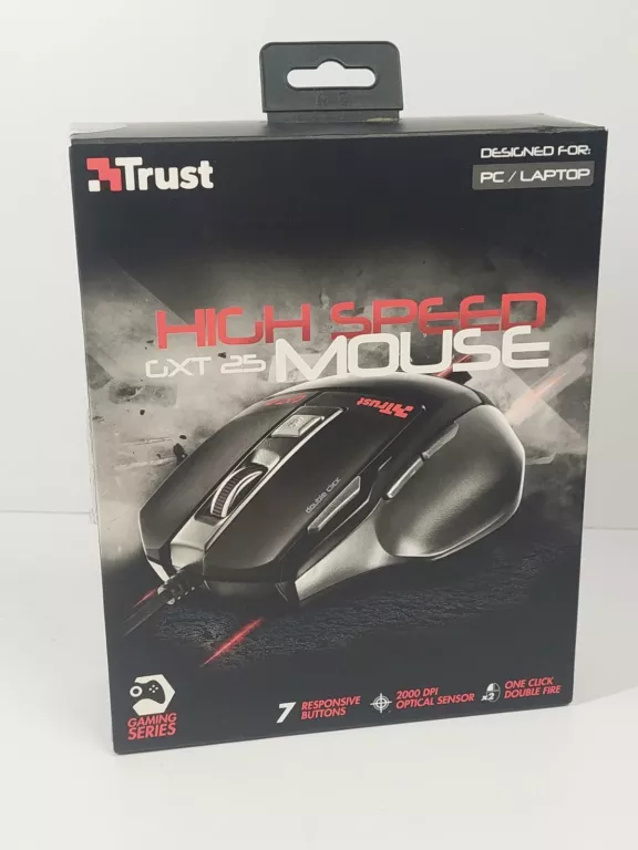 MYSZKA PRZEWODOWA TRUST GXT 25 GAMING SENSOR OPTYCZNY