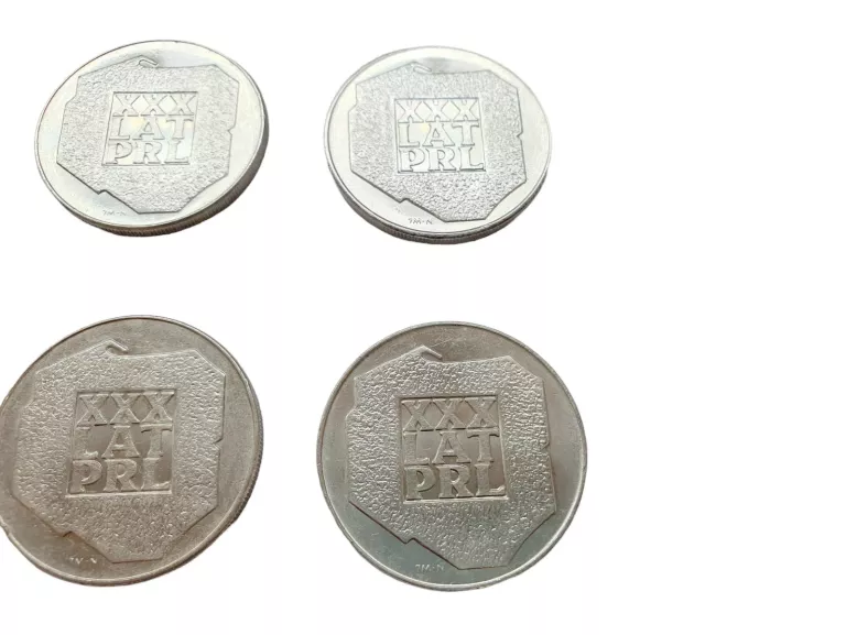 ZESTAW 8 SREBRNYCH MONET 200ZŁ 1974 XXX LAT PRL