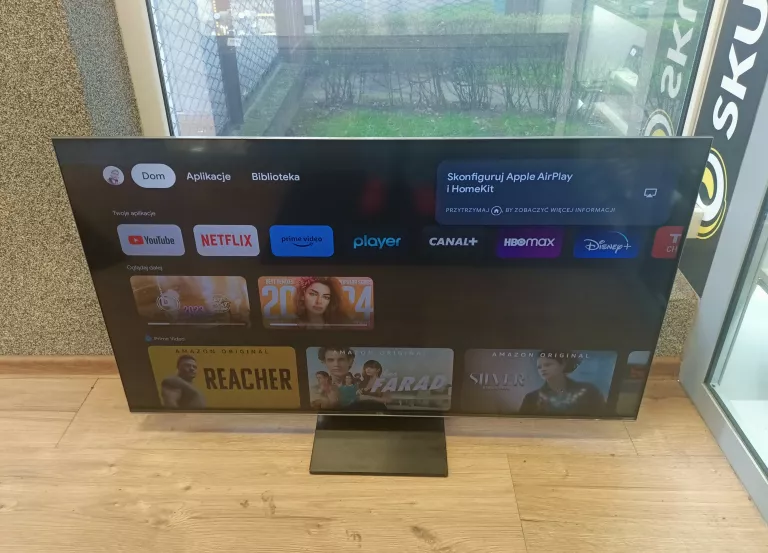 TELEWIZOR MINILED TCL 50C809 50" 4K UHD CZARNY