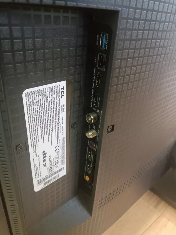 TELEWIZOR MINILED TCL 50C809 50" 4K UHD CZARNY
