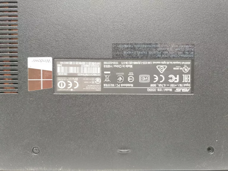 LAPTOP ASUS X555QG 4GB RAM 1TB AMD A10