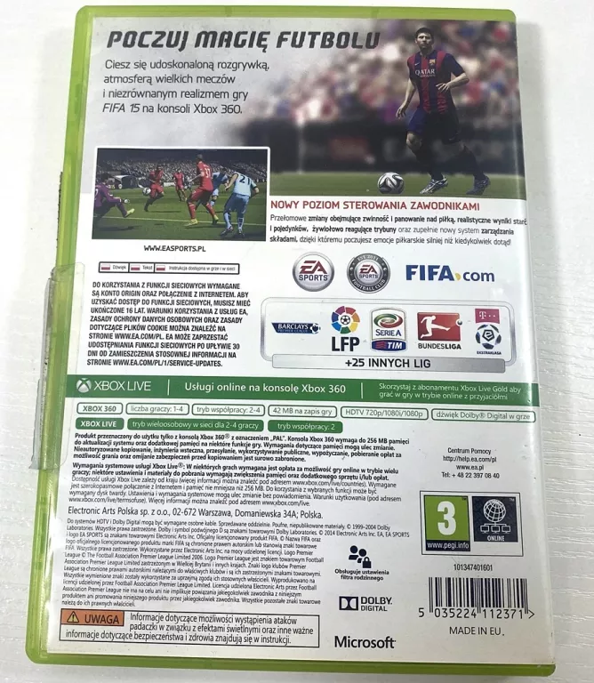 GRA FIFA 15 XBOX360