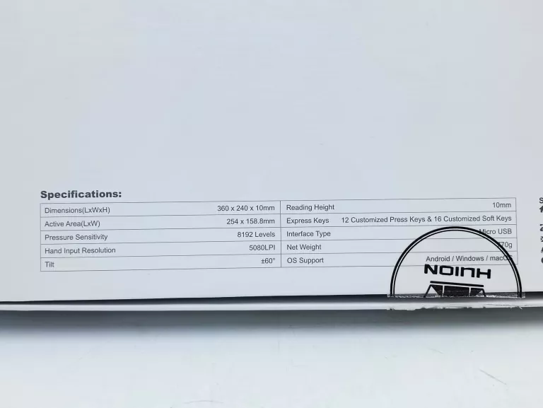 TABLET GRAFICZNY HUION INSPIROY H1060P