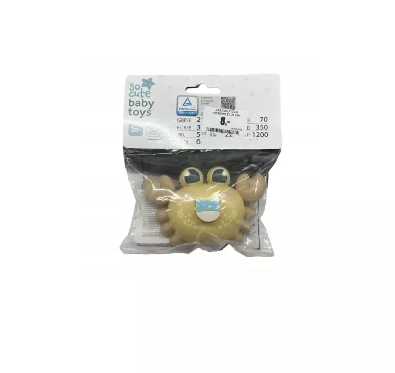 ZABAWKA DLA NIEMOWLĘCIA 3M+ RAK SO CUTE