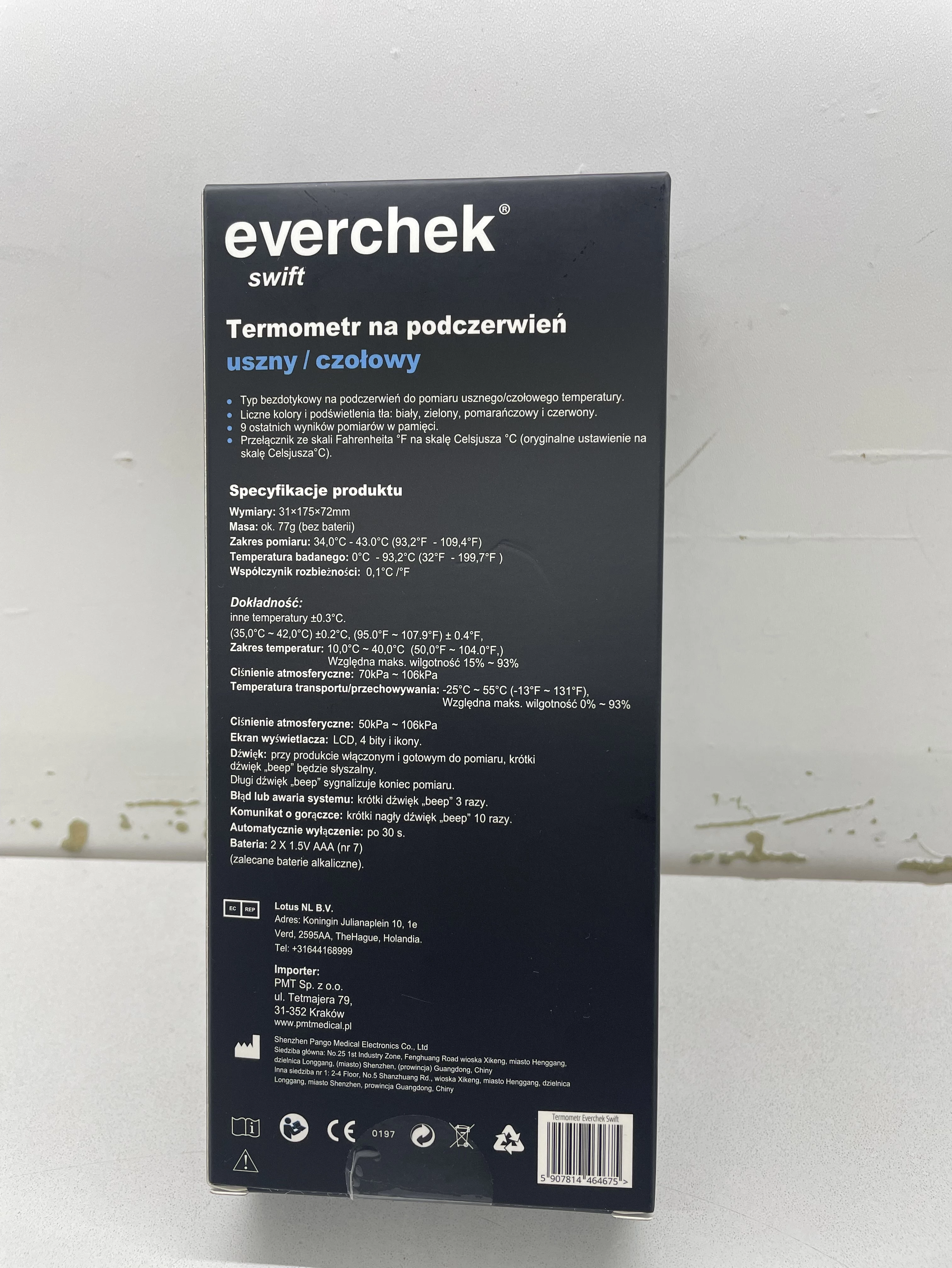 termometr-na-podczerwien-uszny-czolowy-everchek-swift-stan-powystawowy