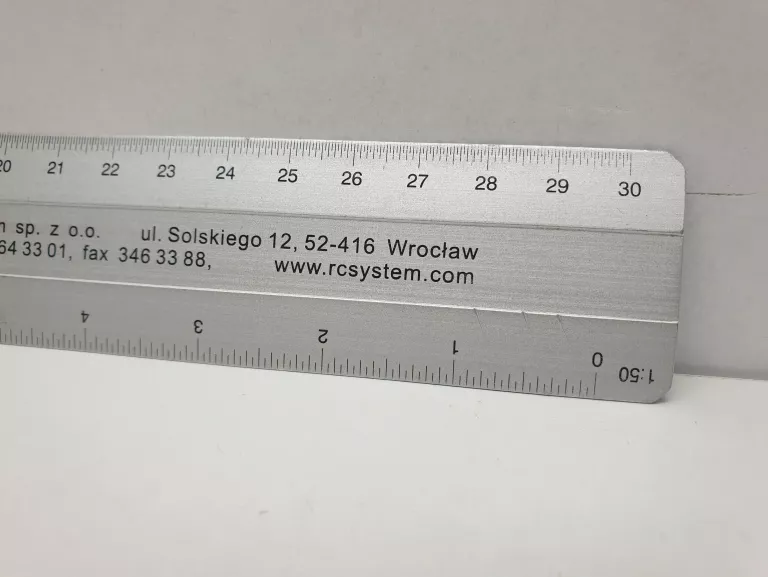 SKALÓWKA ALUMINIOWA RC SYSTEM 30 CM