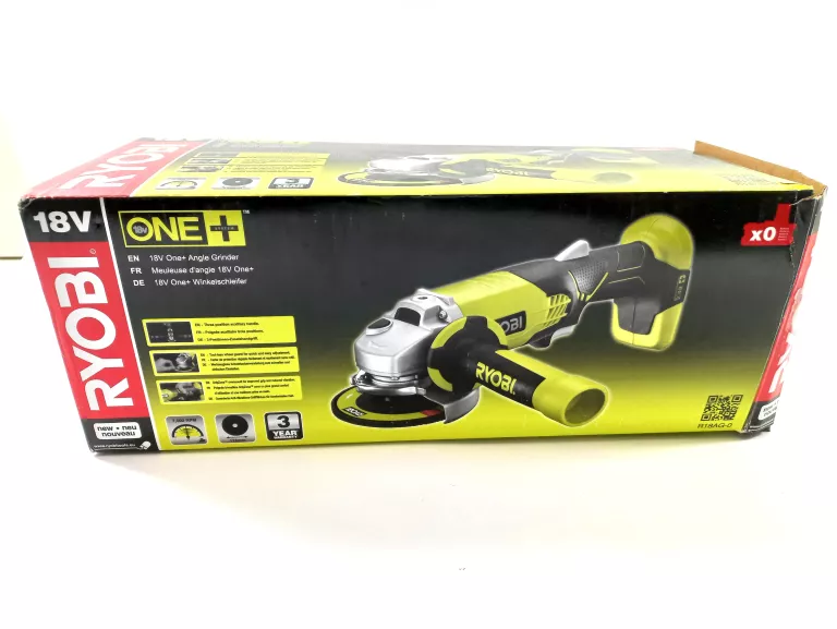 RYOBI SZLIFIERKA KĄTOWA AKUMULATOROWA R18AG-0 18V