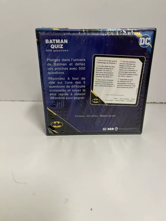 GRA DC BATMAN QUIZ 500 PYTAŃ WERSJA FRANCUZKA