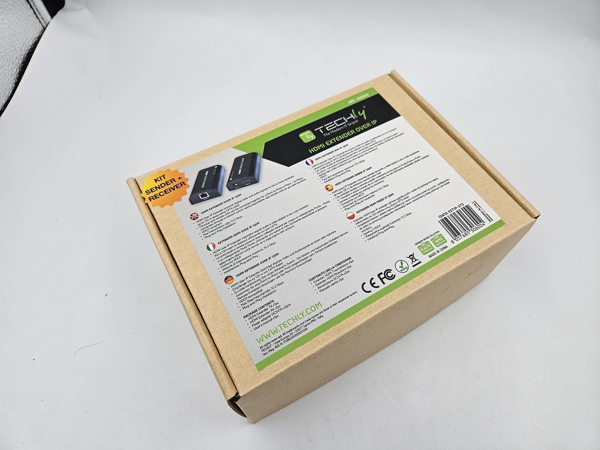 techly-splitter-hdmi-cat5e66a7-do-120m-stan-uzywany