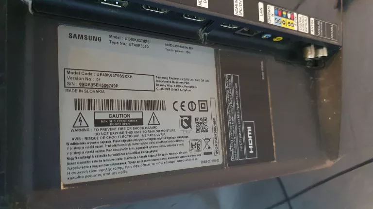 TV SAMSUNG 40 CALI CURVE UE40K6370/PILOT - ODBIÓR OSOBISTY