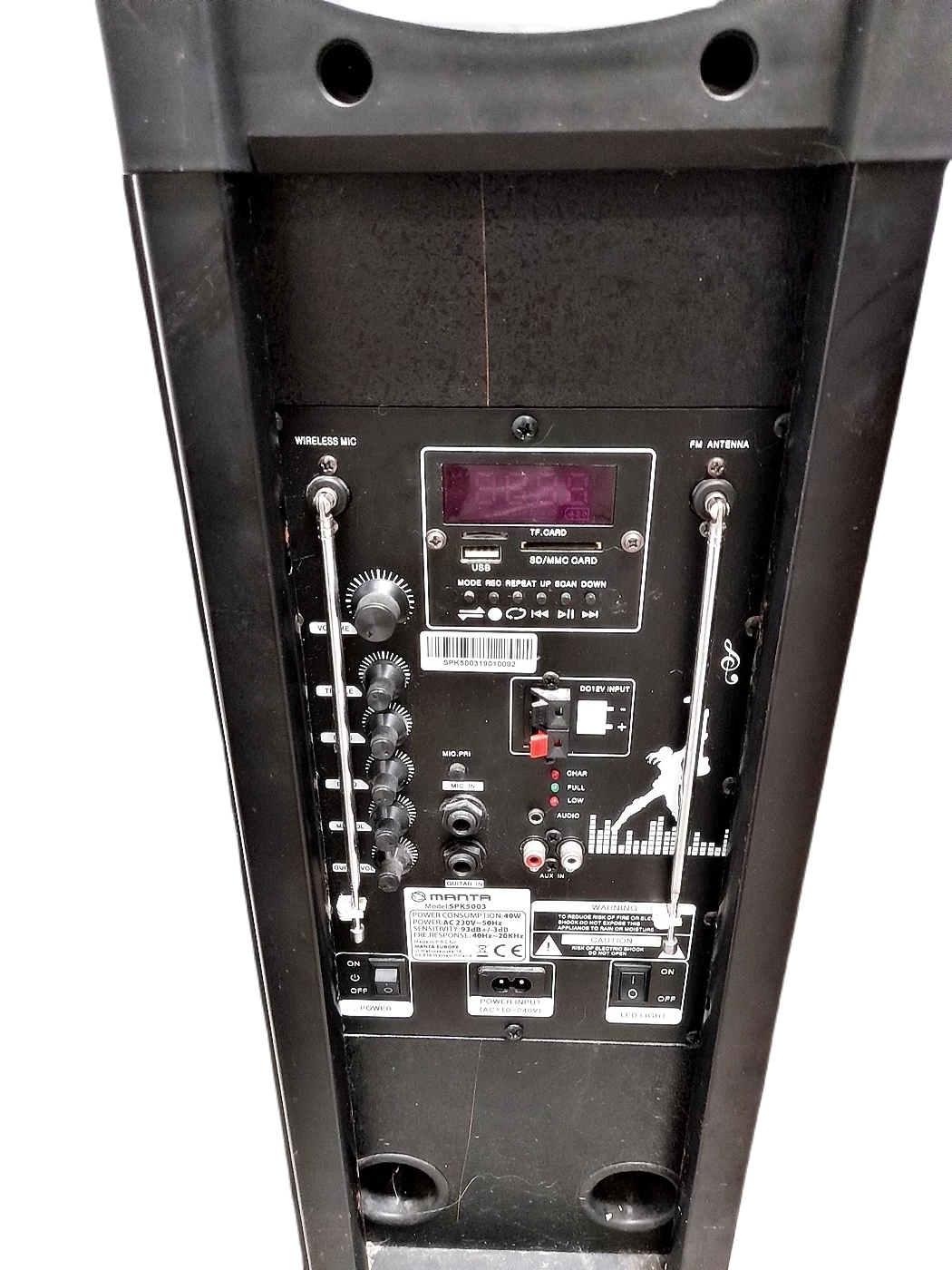 power-audio-manta-spk-5003-glosnik-przenosny-bluetooth-radio-fm-40-w-stan-11323-238062