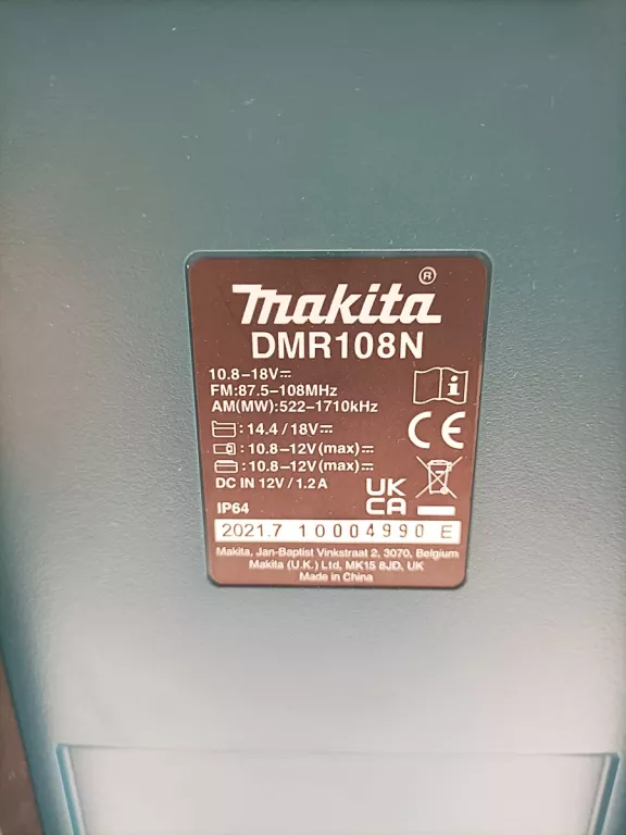 RADIO BUDOWLANE MAKITA DMR 108N